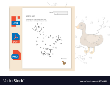 duck dot to dot worksheet duck dot to dot worksheet