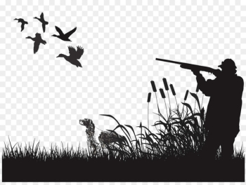 Duck Mural Waterfowl hunting Wall decal - Playing duck hunter image 