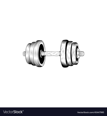dumbbell gym lineart style design dumbbell gym lineart style design