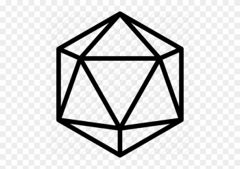 Dungeons Amp Dragons Clipart D20 - 20 Sided Dice Vector