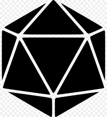 Dungeons Dragons, D20 System, Regular Icosahedron, Line, Triangle PNG