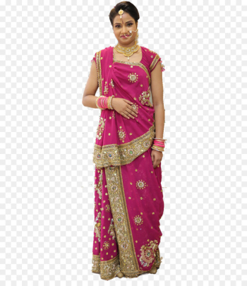 Durga Puja Dress Saajo Parlour Shaan Khan Hair Designer Salon Clothing - Durga Maa 