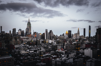 Dusk in New York Dusk in New York