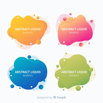 Dynamic fluid shapes banner Dynamic fluid shapes banner