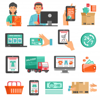 E-commerce icons set E-commerce icons set
