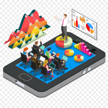 e-learning Company Training and development Marketing - Financial analysts Vector 