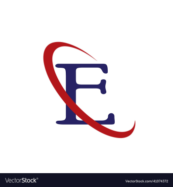 e letter logo template e letter logo template