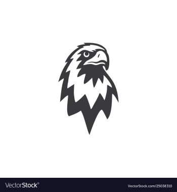 Eagle head logo vector image Eagle head logo vector image