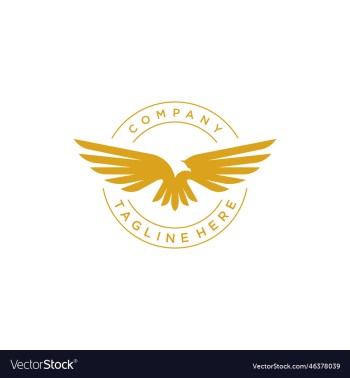 eagle or falcon logo in modern and simple eagle or falcon logo in modern and simple