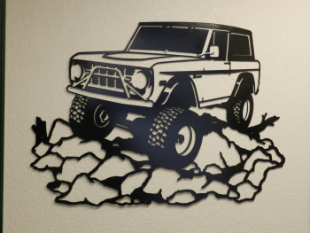 Early Ford Bronco Metal Wall Art by SunsetMetalworks - Clip Art ...
