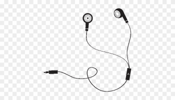 Earphone Symbol - Transparent Background Earbuds Clipart Earphone Symbol - Transparent Background Earbuds Clipart