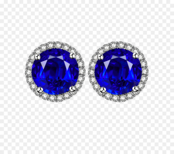 Earring Sapphire Diamond Jewellery - Sapphire earrings earring 