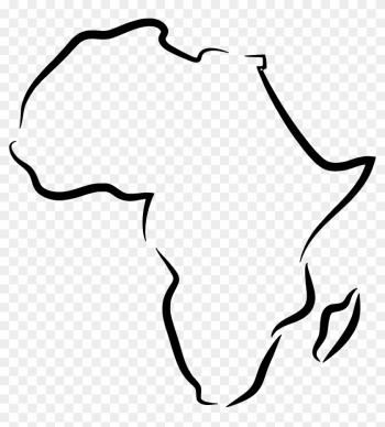 Earth Clipart Black And White Africa - Africa Outline Tattoo Design