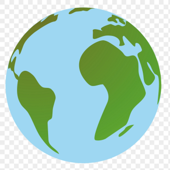 Earth globe png sticker clipart, | Free PNG - rawpixel