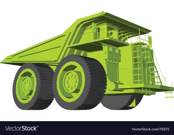 Earth mover vector image Earth mover vector image