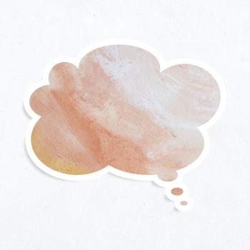 Earth tone textured thought bubble sticker | Free illustration - 2339771 Earth tone textured thought bubble sticker | Free illustration - 2339771