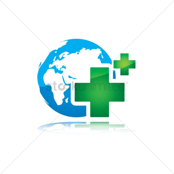 Earth with plus signs Earth with plus signs