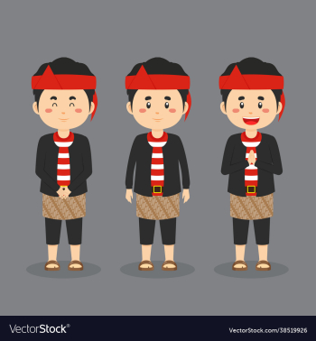 east java character with various expression east java character with various expression