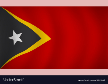 east timor flag background