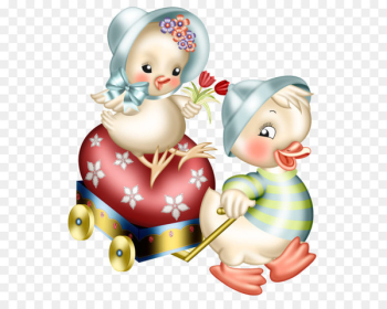 Easter Bunny Clip art - Easter Chickens Decoration PNG Picture 