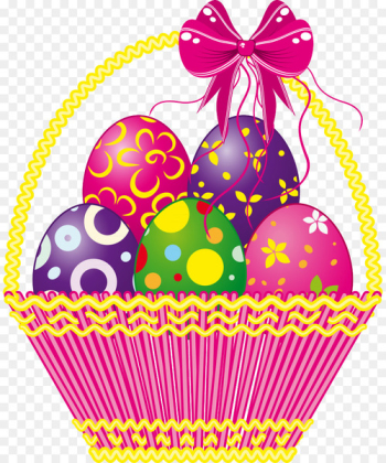 Easter Bunny Easter basket Clip art - easter eggs Easter Bunny Easter basket Clip art - easter eggs