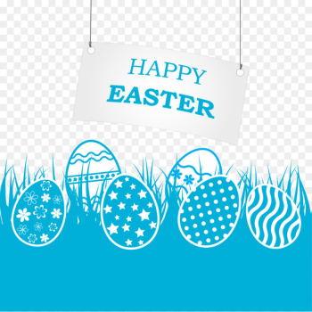 Easter Bunny Easter egg Clip art - Happy Easter vector pattern 