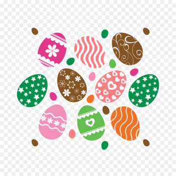 Easter Bunny Easter egg Pattern - Easter eggs background wallpaper map 