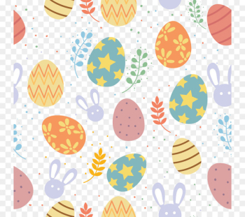 Easter Bunny Easter egg Pattern - Vector Easter elements Easter Bunny Easter egg Pattern - Vector Easter elements