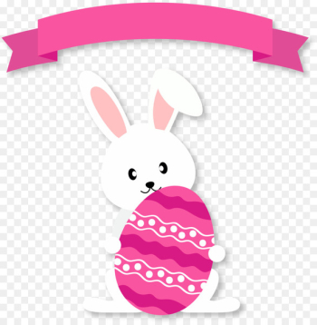 Easter Bunny Easter egg Rabbit - Easter bunny with ribbon Easter Bunny Easter egg Rabbit - Easter bunny with ribbon