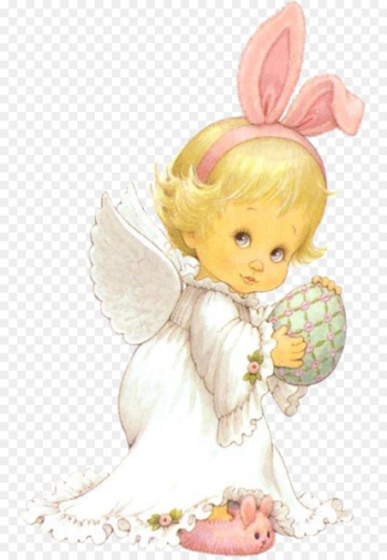 Easter Bunny Happiness Hop Easter egg - angel baby Easter Bunny Happiness Hop Easter egg - angel baby