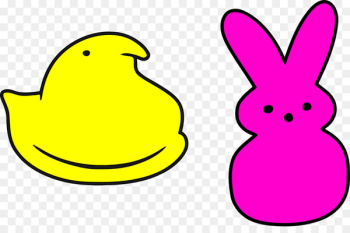 Easter Bunny Peeps Marshmallow Scalable Vector Graphics Clip art - Peeps Logo Cliparts 