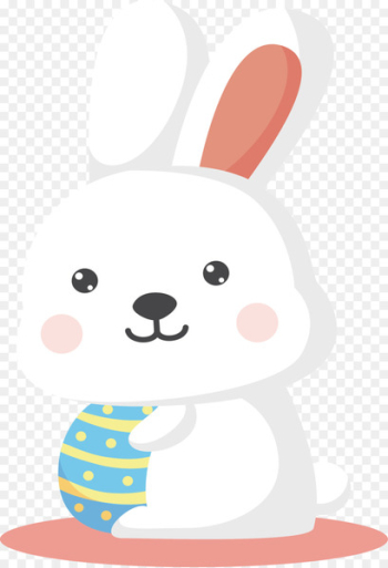 Easter Bunny Rabbit Illustration - Cartoon Easter bunny material 