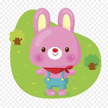 Easter Bunny Rabbit Illustration - Lovely rabbit Easter Bunny Rabbit Illustration - Lovely rabbit