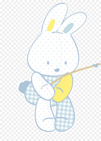 Easter Bunny Rabbit Illustration - Vector cute little bunny Easter Bunny Rabbit Illustration - Vector cute little bunny