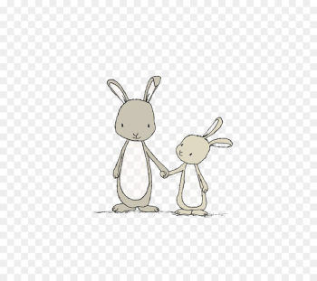 Easter Bunny White Rabbit Bunny Story Drawing - Cartoon rabbit 