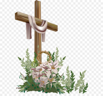 Easter Cross Blessing Church Clip art - Christian Easter PNG File 