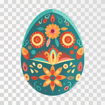 Easter eggs and happy, PNG picture