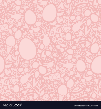 Easter seamless pattern rose vector image Easter seamless pattern rose vector image