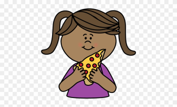 Eating Clipart Eating Pizza Clipart - Girl Eating Pizza Clipart