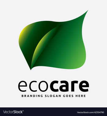eco care and organic green logo eco care and organic green logo