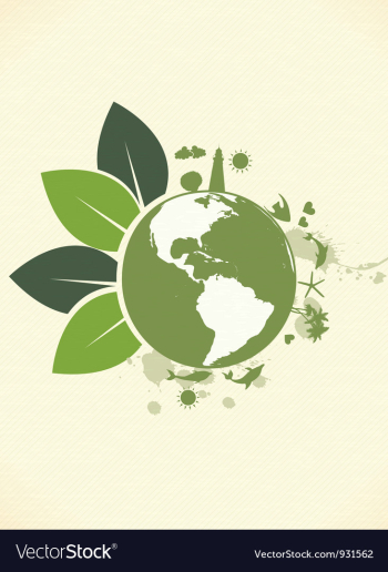 Eco friendly design vector image Eco friendly design vector image