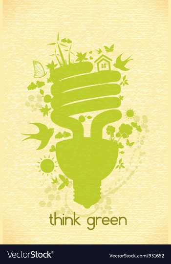 Eco friendly design vector image Eco friendly design vector image