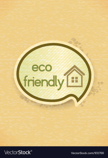 Eco friendly design vector image Eco friendly design vector image