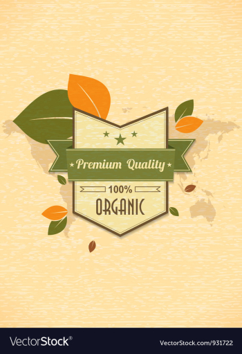 Eco friendly label vector image Eco friendly label vector image