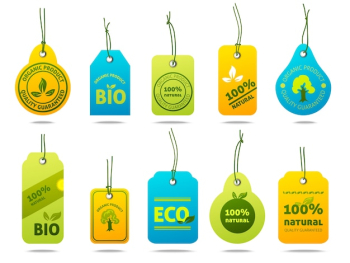 Ecology Cardboard Labels Ecology Cardboard Labels