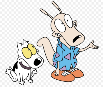 Ed Bighead Spunky Rocko Bev Bighead Heffer Wolfe - rocko vector 