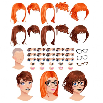 Edit cartoon characters Edit cartoon characters