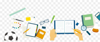 Education Flat design e-learning Icon - Creative office tools 