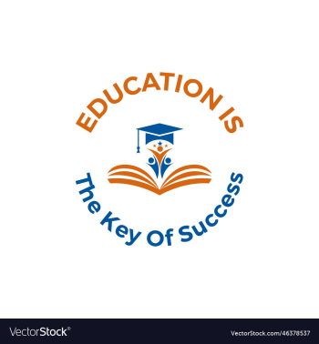 education logo design vactor