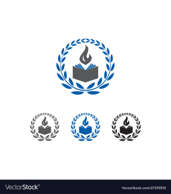 Education logo template vector image Education logo template vector image